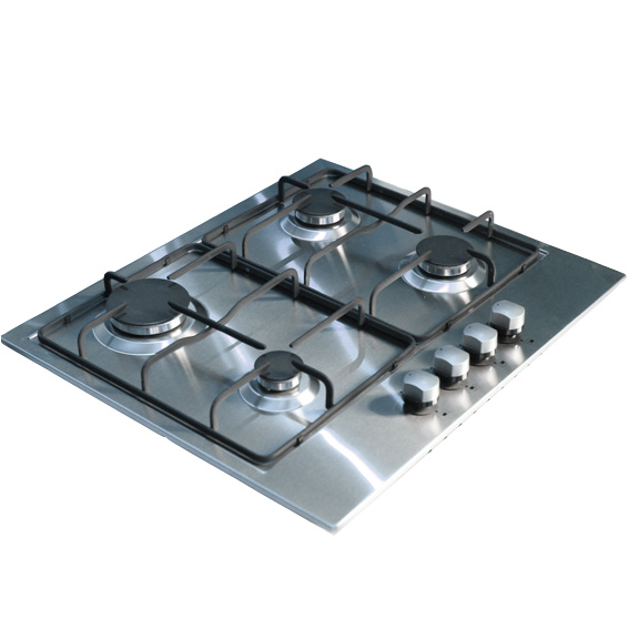 Stainless Steel 4-Burner Hob (front controls)-0