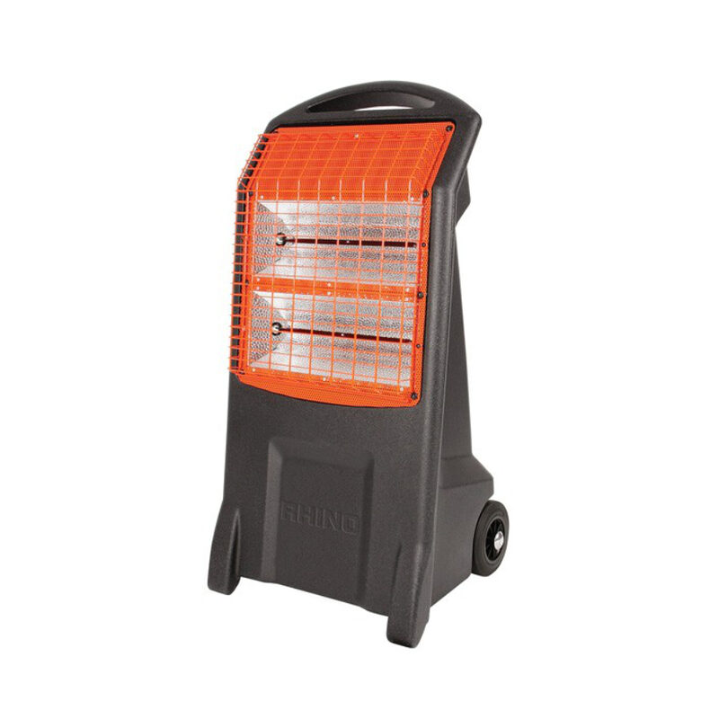 Rhino Red Rad Infrared Heater for Hire Get Set Hire UK